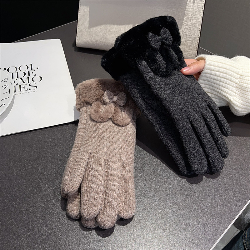 Gloves Women Wool Lined Touch  - Wool Glove Lined avis et prix