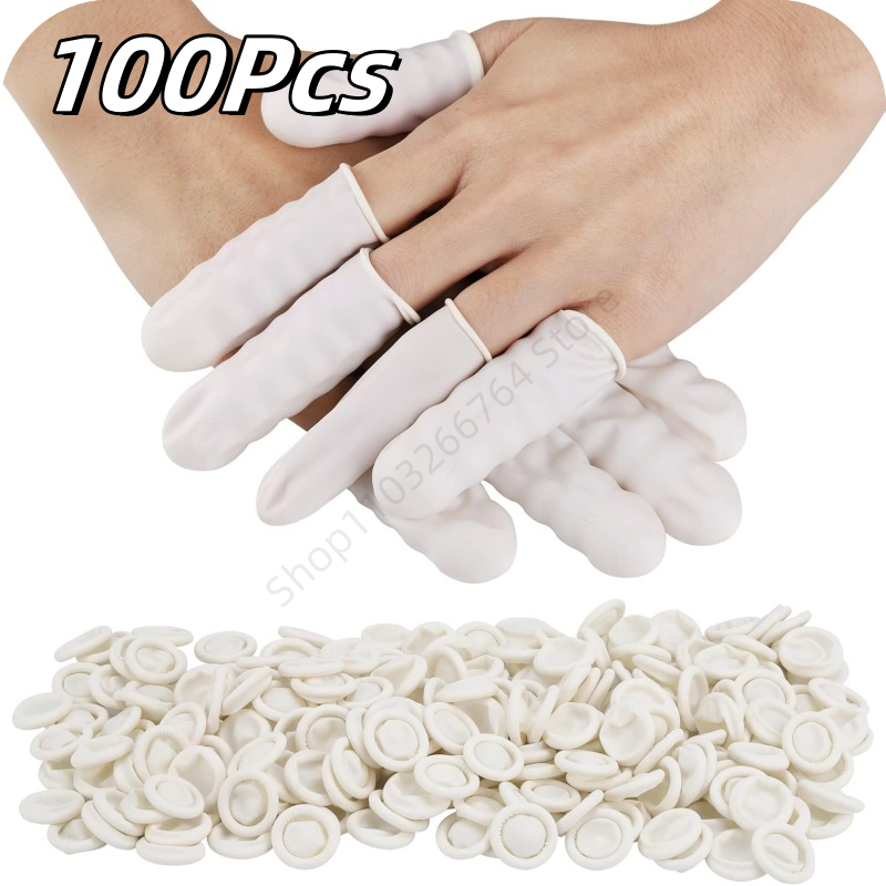 100Pcs Disposable Fingertips P - Latex Disposable Glove avis et prix