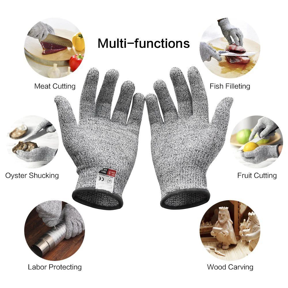 Level 5 HPPE Anti-Cut Gloves K - Cut Resistant Glove avis et prix
