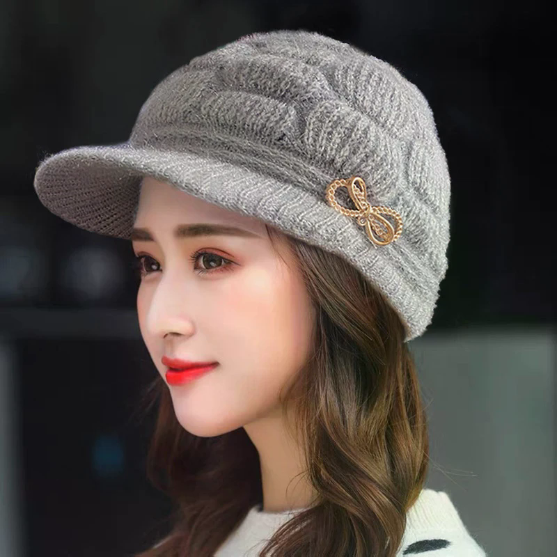 Winter Warm Hat Knitted Hat Ca - Wool Glove Lined avis et prix