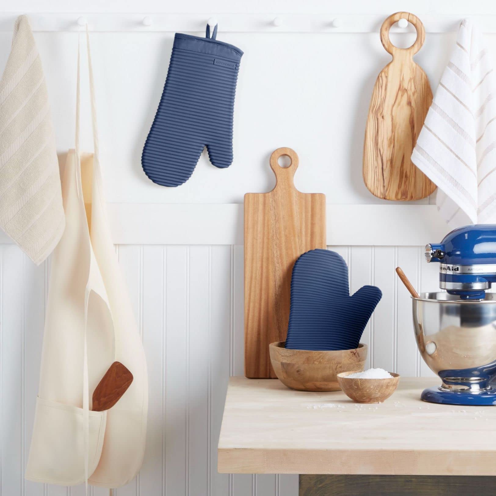 Ribbed Soft Silicone Oven Mitt - Oven Mitt Silicone avis et prix