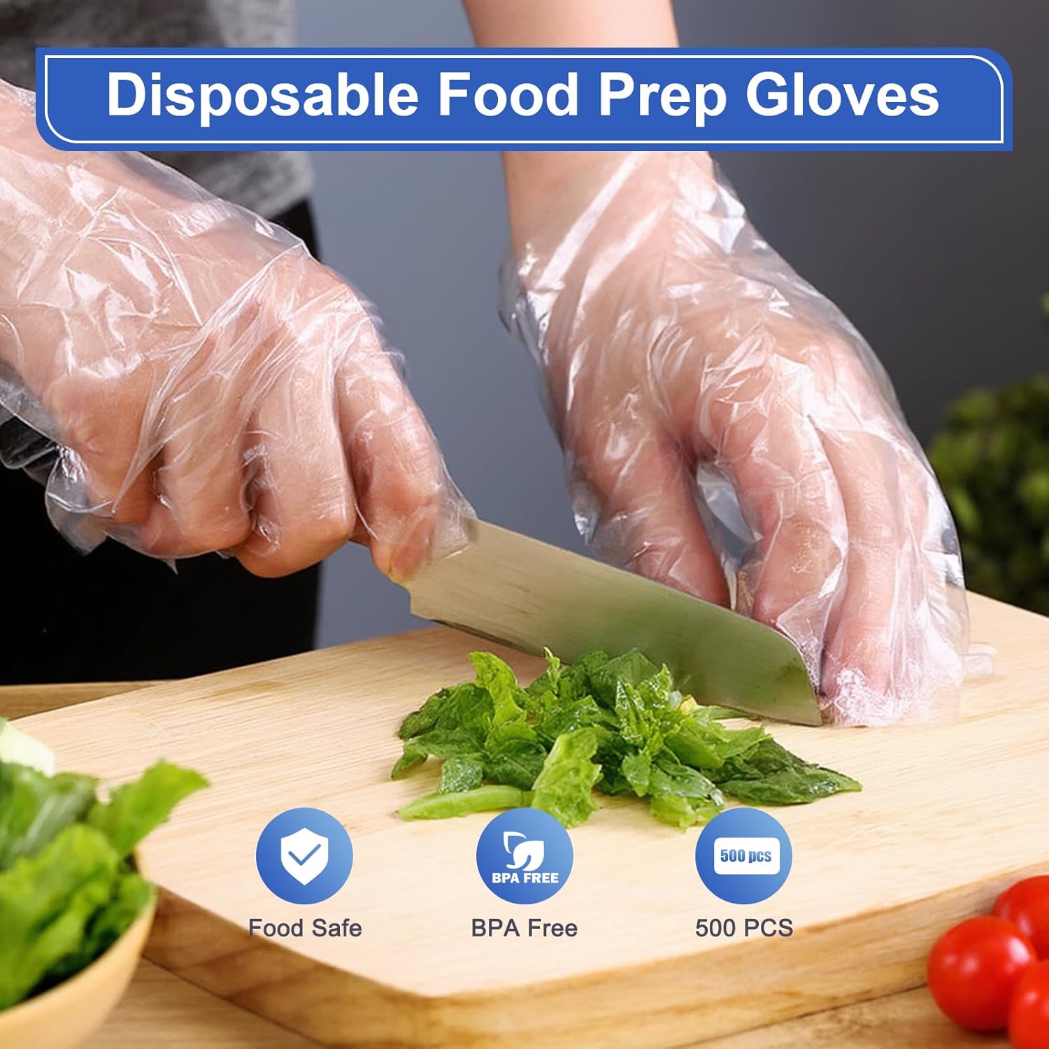 500 Pcs Disposable Food Prep G - Latex Disposable Glove avis et prix