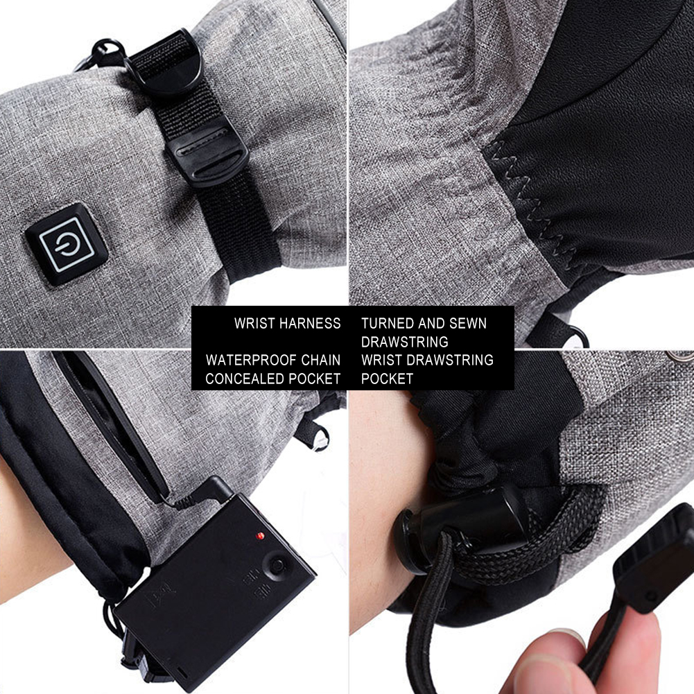 Electric Heated Gloves Men Wom - Ski Glove Waterproof avis et prix