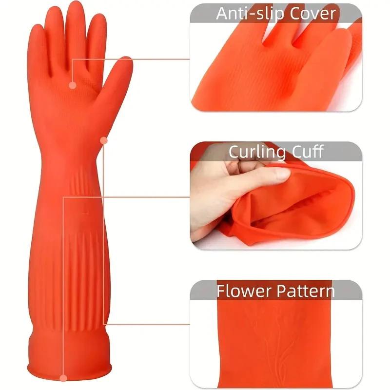 Long Reusable Rubber Dishwashi - Dish Glove Rubber avis et prix