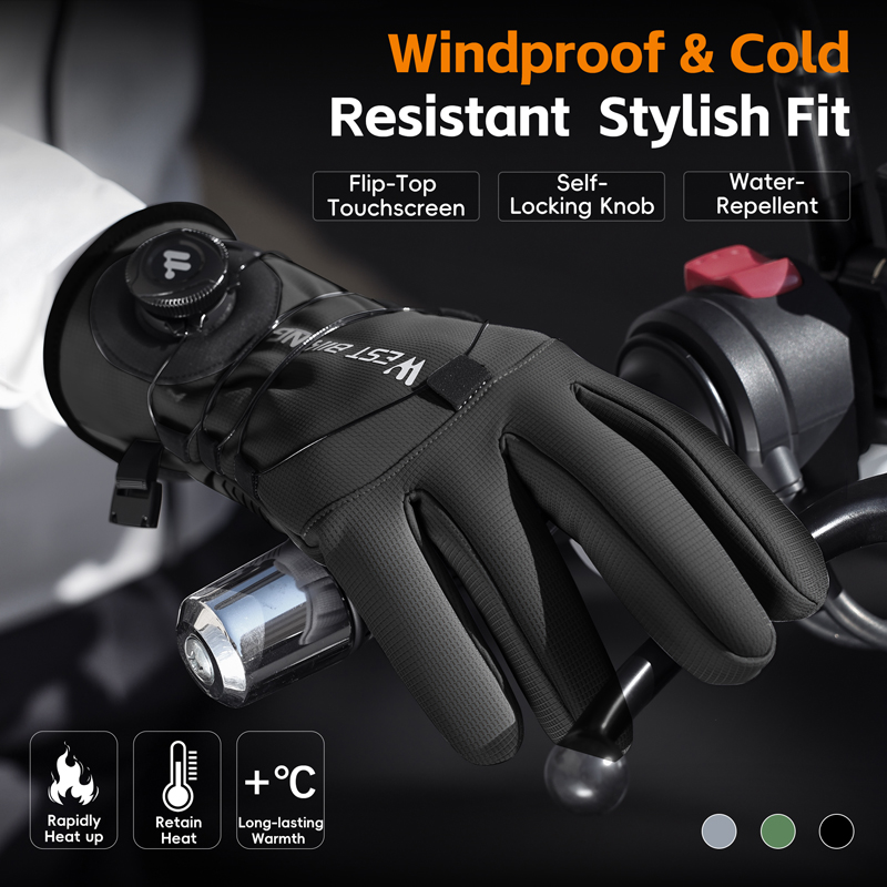 Winter Bike Gloves Magnetic Qu - Winter Glove Insulated avis et prix