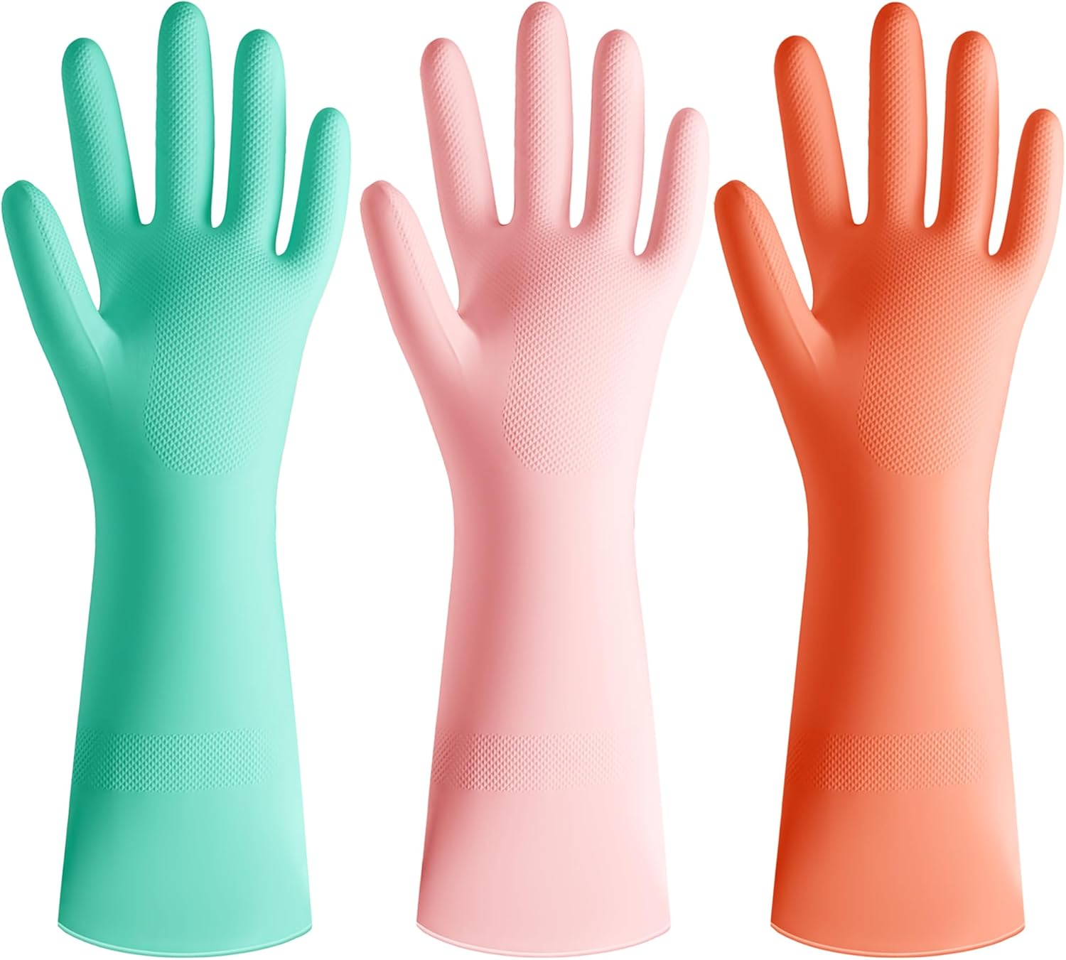 3 Pairs Colorful Rubber Dishwa - Rubber Glove Cleaning avis et prix