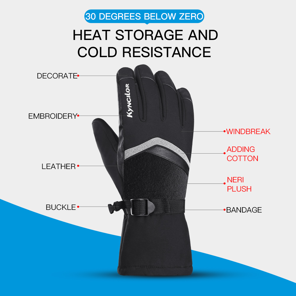 Winter Outdoor Cycling Ski Mou - Ski Glove Waterproof avis et prix