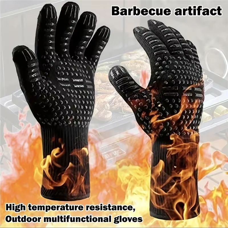 1 Pair Oven Gloves Oven Mitts  - Oven Mitt Silicone avis et prix