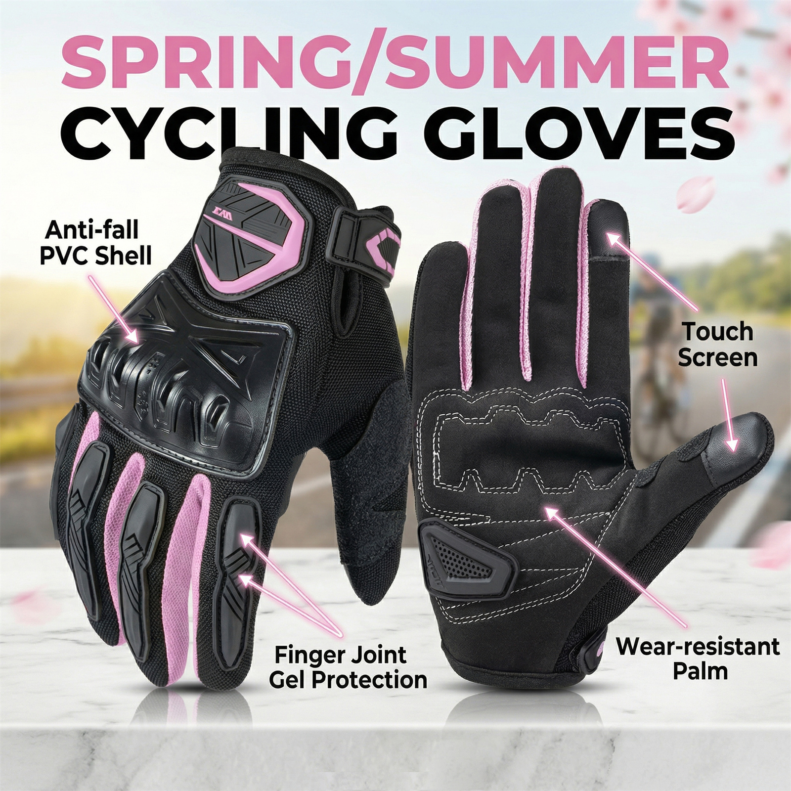 Summer Motorcycle Gloves Men W - Cycling Glove Padded avis et prix
