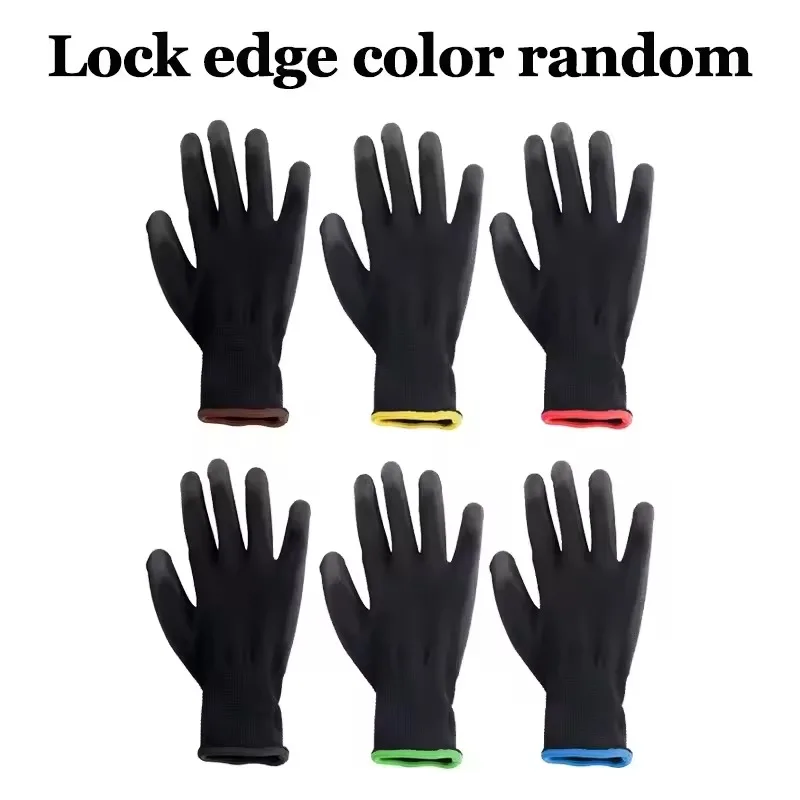 6/12/18PCS Black PU Coating Gl - Nitrile Mechanic Glove avis et prix