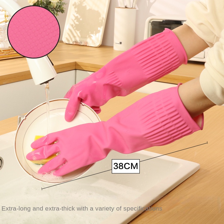 38cm Extra Thick Pink Rubber D - Dish Glove Rubber avis et prix