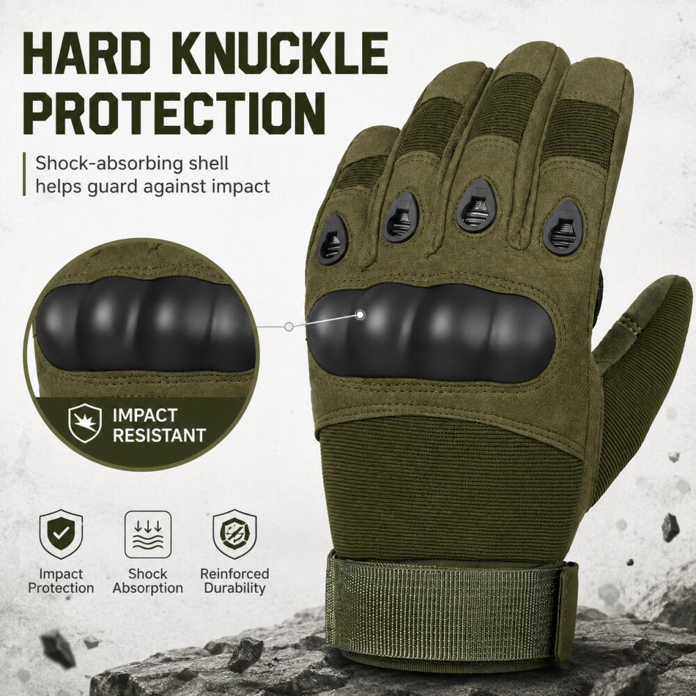Full Finger Tactical Gloves wi - Motorcycle Glove Knuckle avis et prix