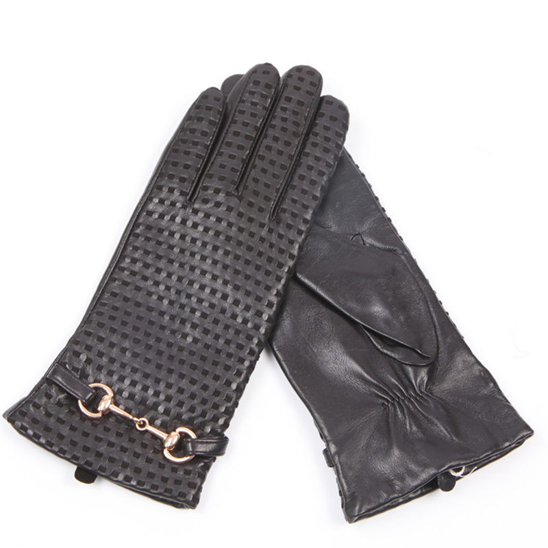 Autumn Winter Real Leather Glo - Wool Glove Lined avis et prix