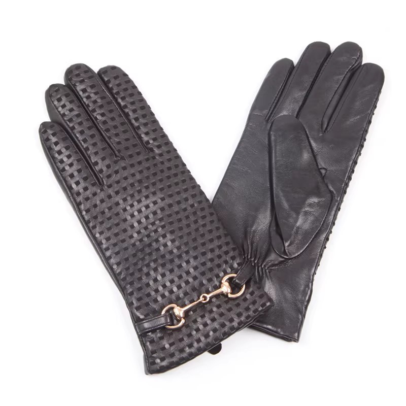 Autumn Winter Real Leather Glo - Wool Glove Lined avis et prix