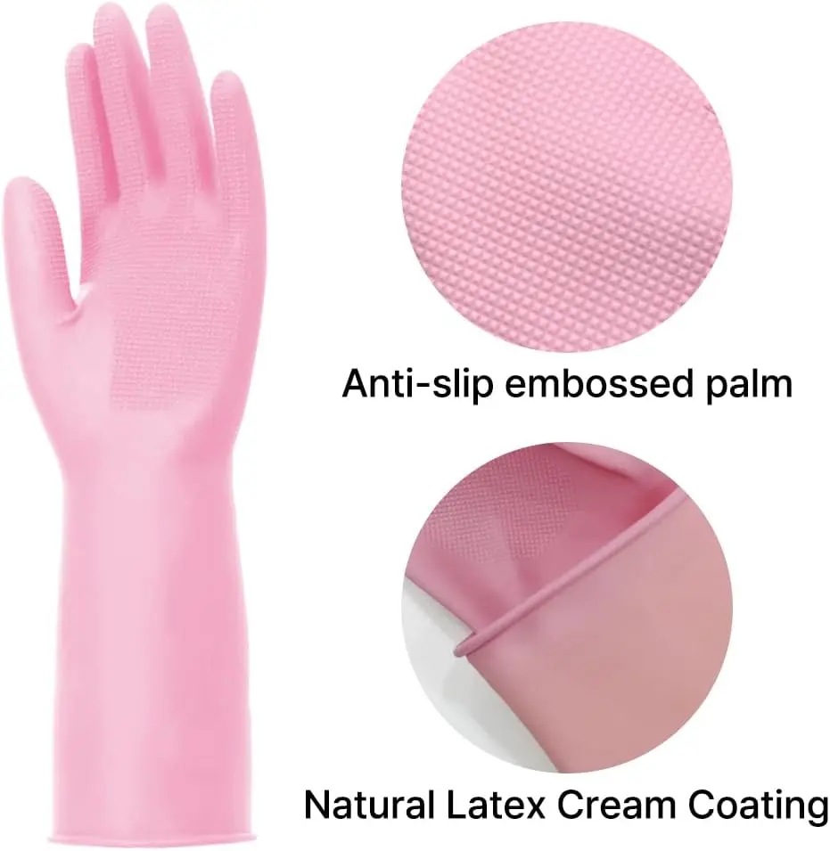 3 Pairs Cream-Coating Rubber G - Rubber Glove Cleaning avis et prix