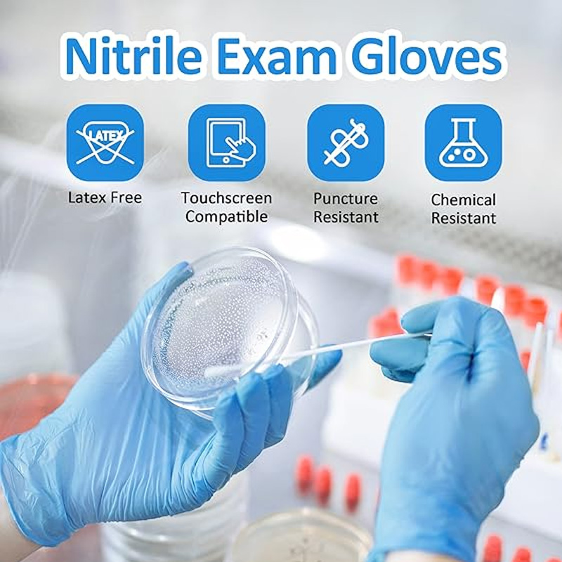 Medical Grade Blue Nitrile Glo - Exam Glove Nitrile avis et prix