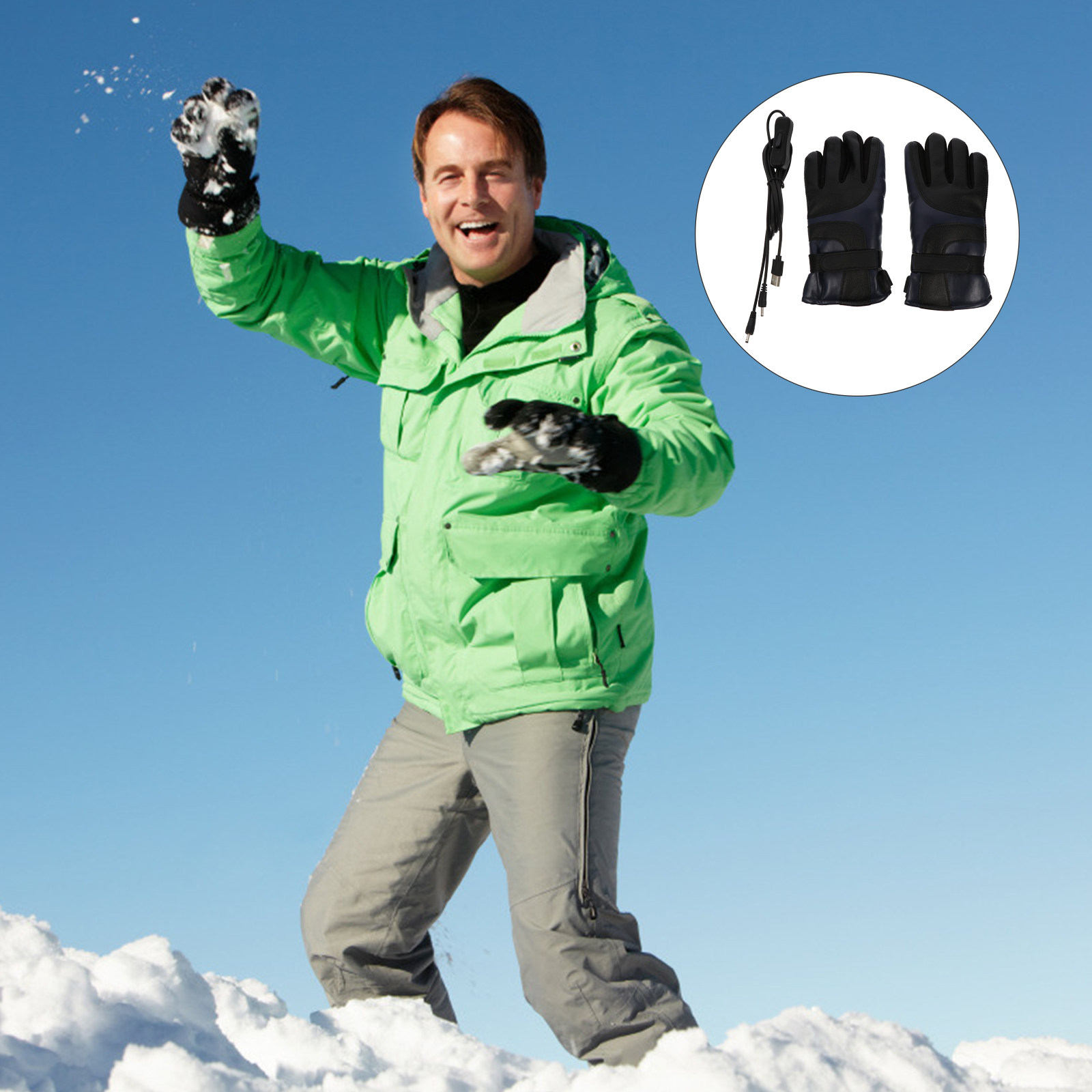 1Pair USB Electric Heated Glov - Winter Glove Insulated avis et prix