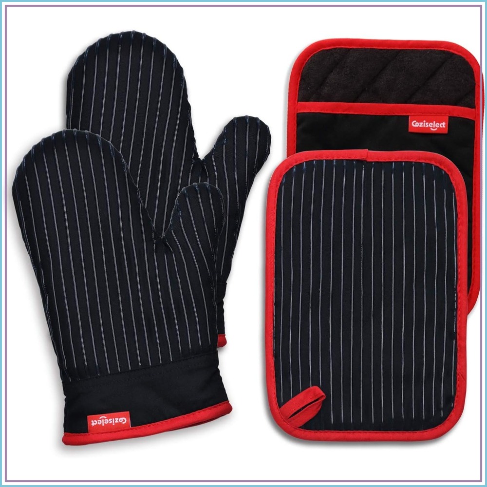 Heat Resistant Oven Mitts and  - Oven Mitt Silicone avis et prix