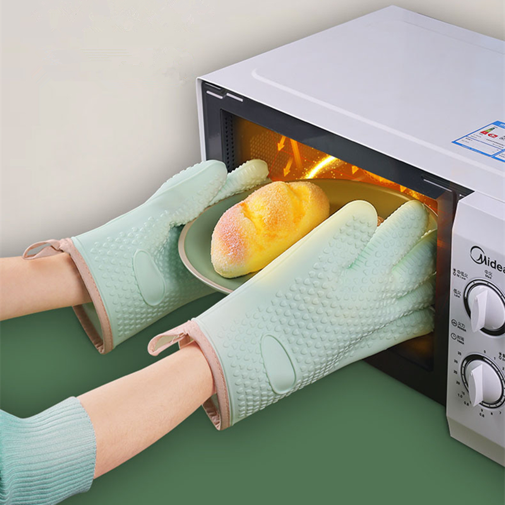 Heat Resistant Silicone Gloves - Oven Mitt Silicone avis et prix