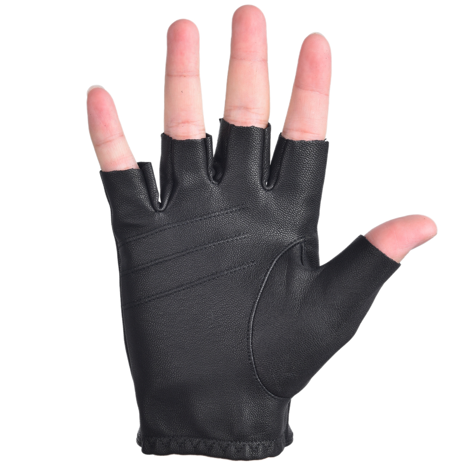 Mens Fingerless Gloves Half Fi - Leather Driving Glove avis et prix