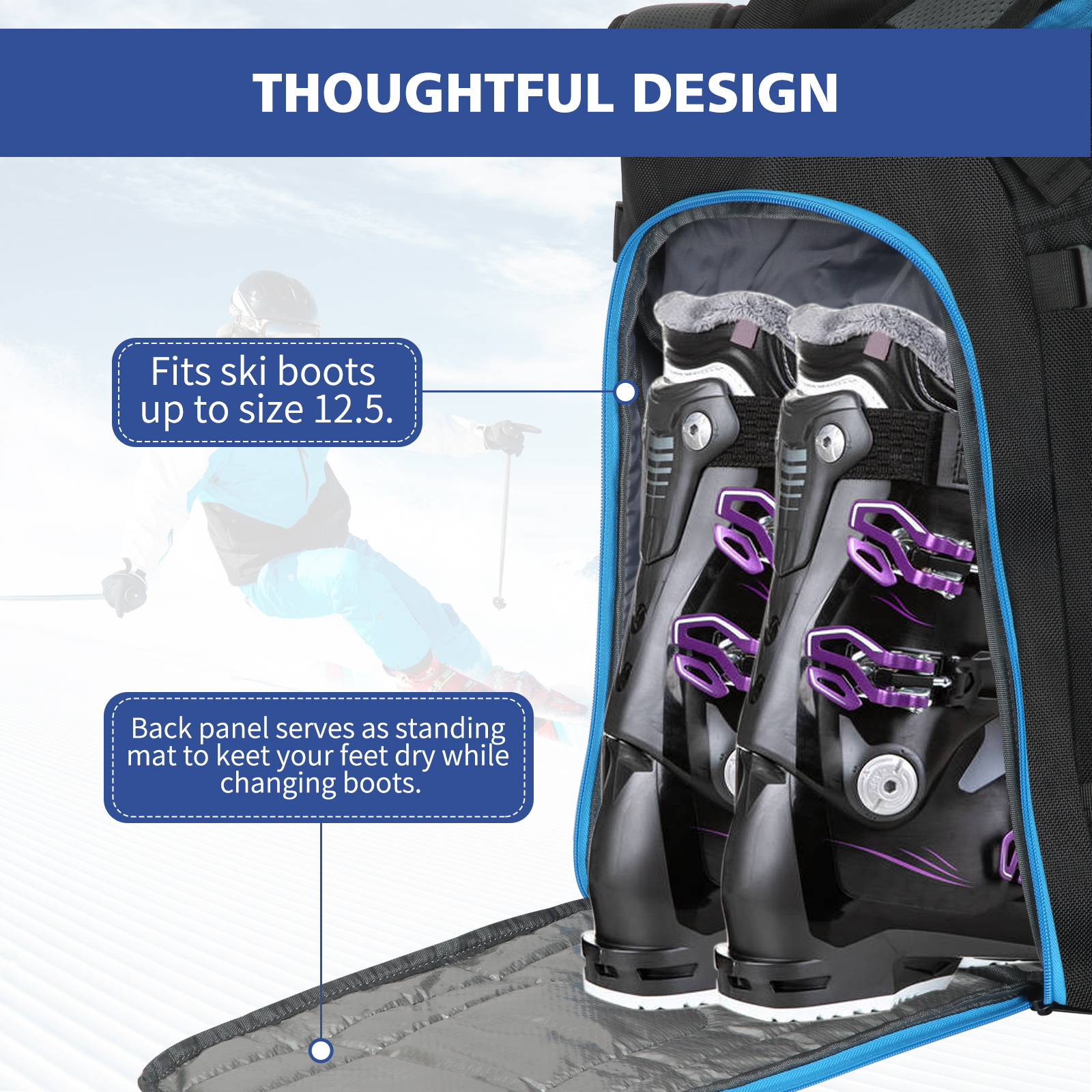 Ski Boots Bag Outdoor Skiing C - Ski Glove Waterproof avis et prix